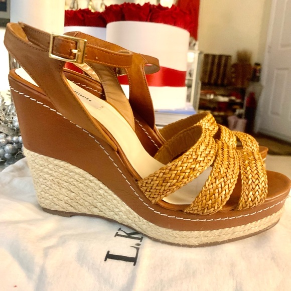 ❌❌❌SOLD❌❌❌ L.K.Bennett Leather Espadrilles SZ 9 🔥🔥🔥 - Picture 9 of 16
